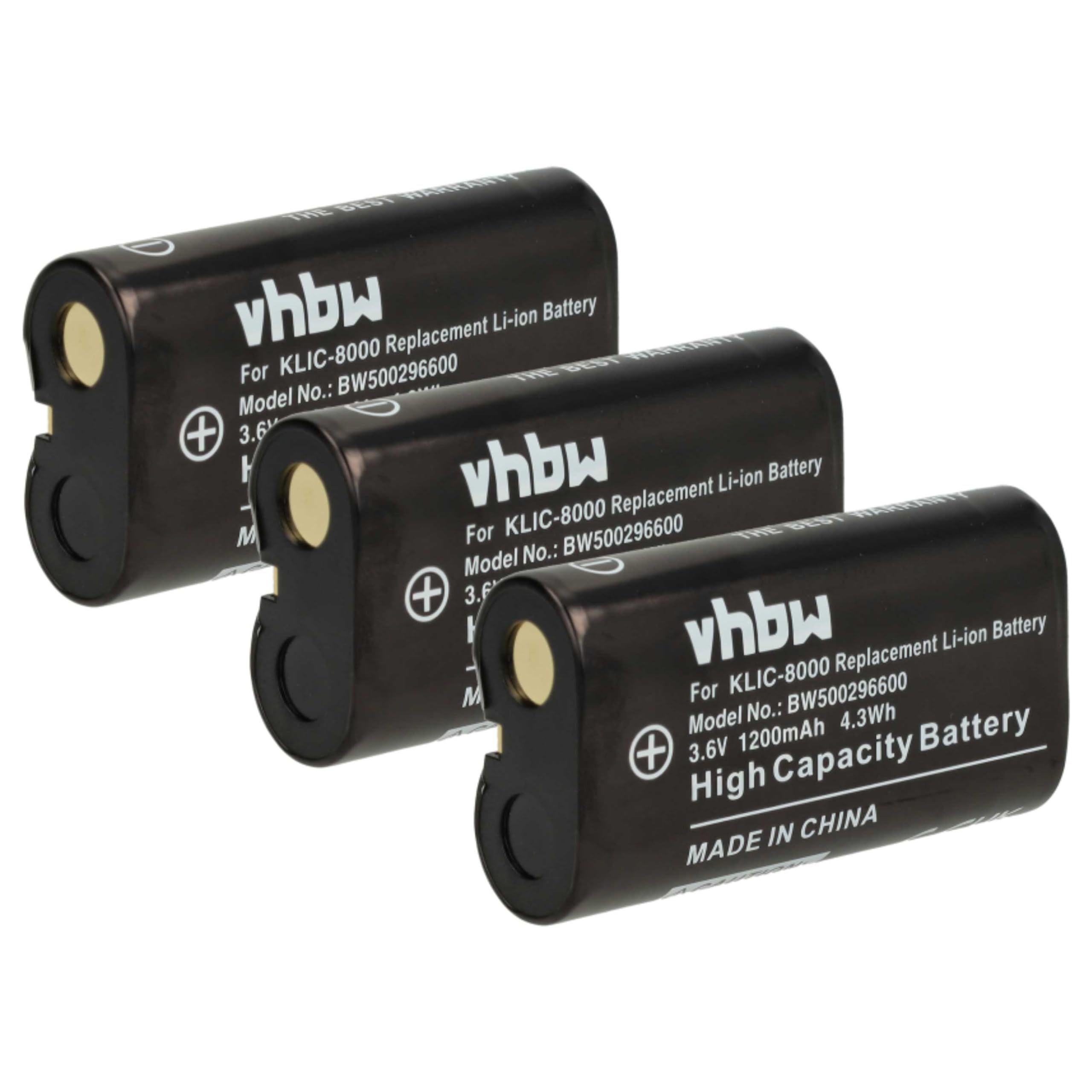 vhbw kompatibel mit Ricoh Caplio RZ1, R2, R1S, R1 Kamera-Akku Li-Ion