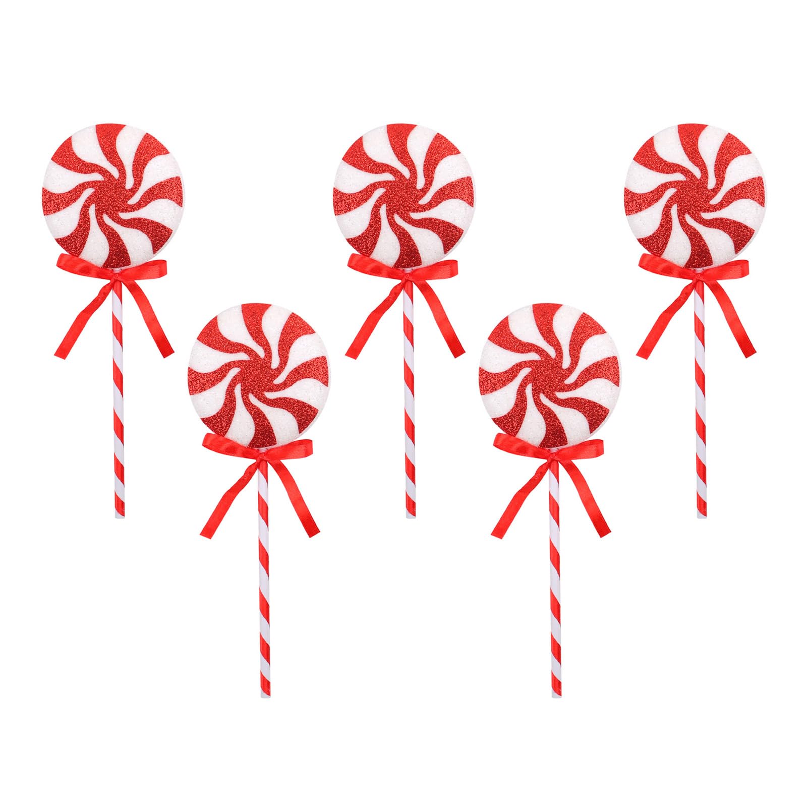 HZBB Bright Candy Canes Christmas Adornment Christmas Candy Canes Ornament for Home and Decorations Festival Tree Accessories
