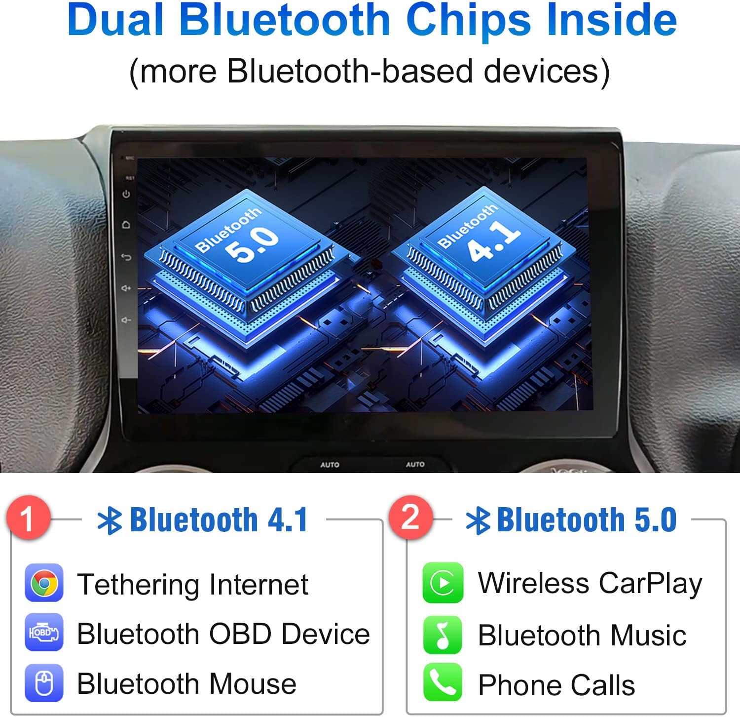 iying 6g64g android car stereo for jeep wrangler 2011 2012 2013 2014 wireless carplay wireless android auto 10 1 inch car radio qled touch screen am
