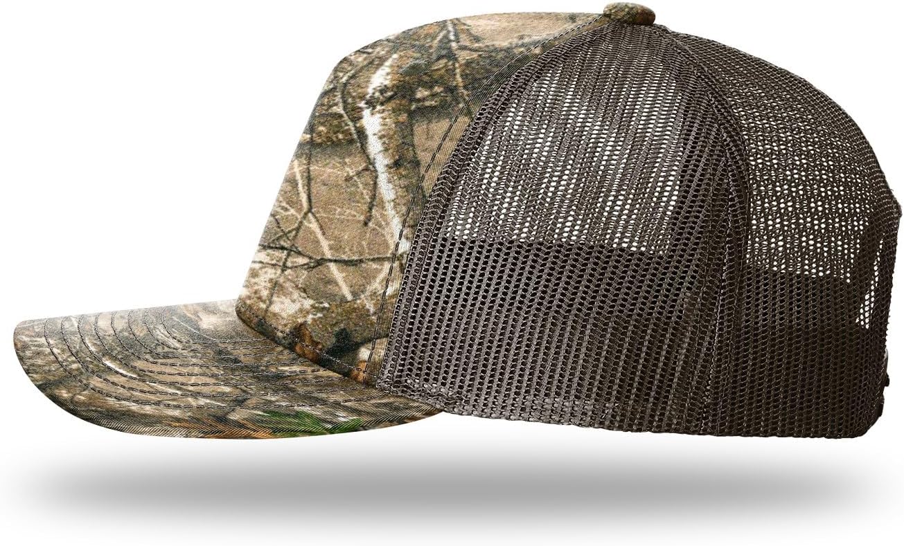 Richardson 112PFP Printed Five-Panel Trucker Caps in Single and Bulk Packs