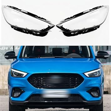 Car Headlight Lens Cover for MG ZS 2020 2021 2022, Car Headlight Cover Replacement Headlight Shell Transparent Lampshade Lens Accessories,Left