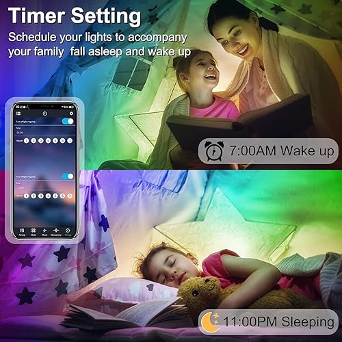 Miniatura 5 de EJ's SUPER CAR Tira de luces de neón de 20 pies, tira de luces LED flexibles con control remoto de aplicación, IP65 24V RGB para exteriores, para