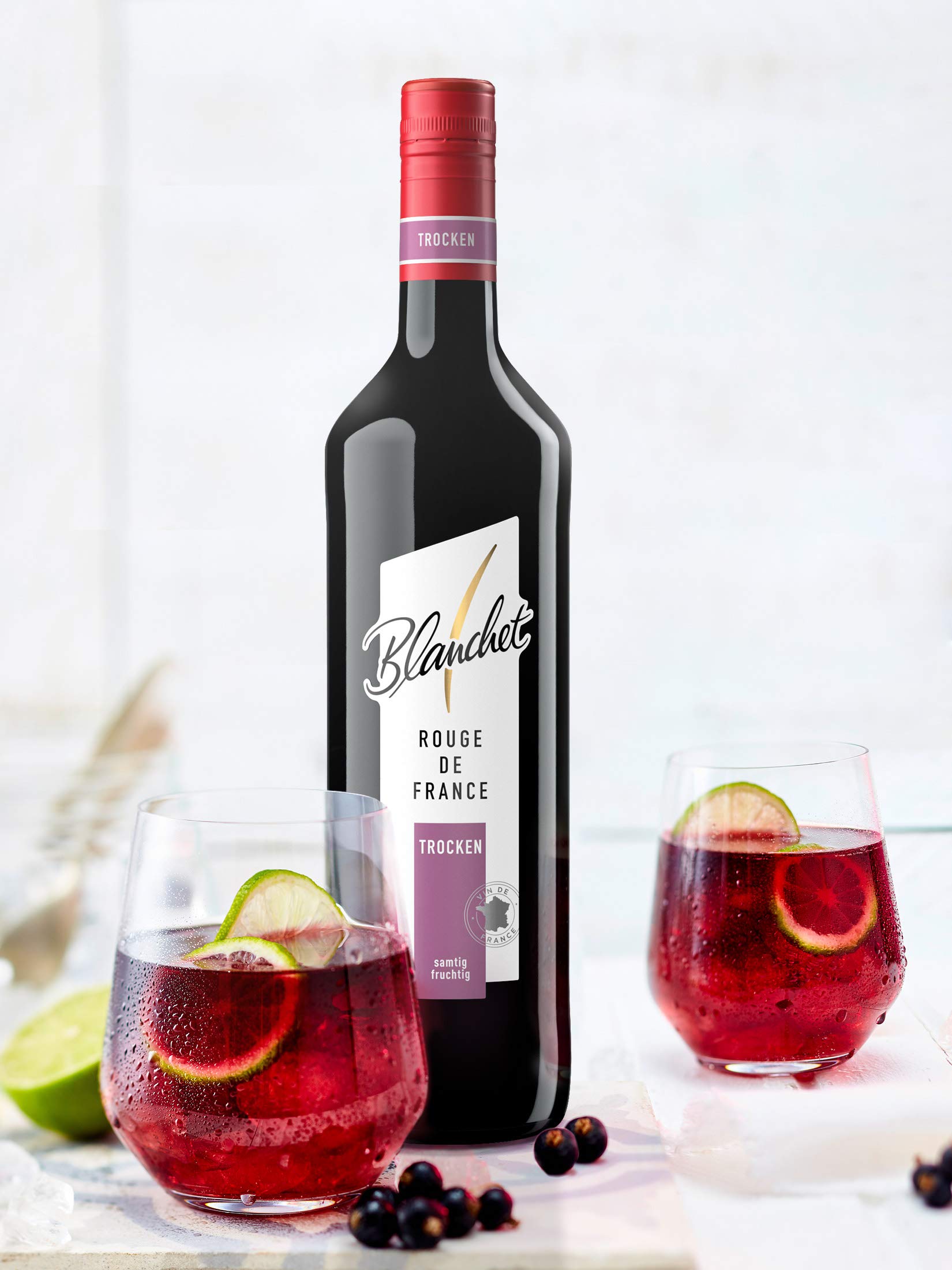 Blanchet Rouge de France Rotwein Trocken (6 x 0,75l)