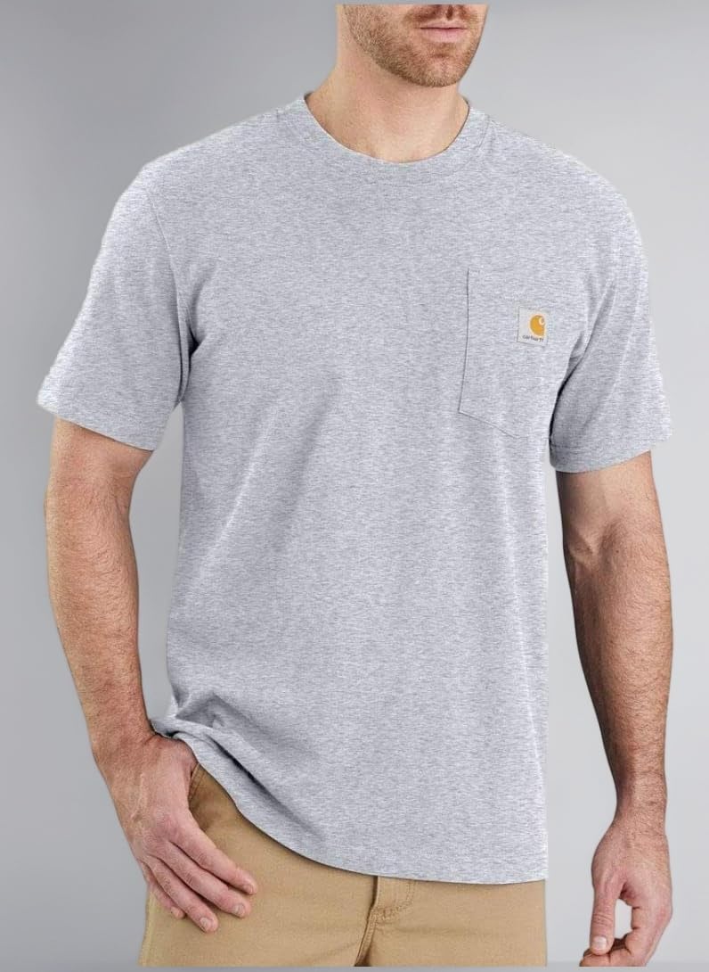Herren Relaxed Fit Heavyweight Short-Sleeve K87 Pocket T-Shirt T-Shirt (1er Pack)