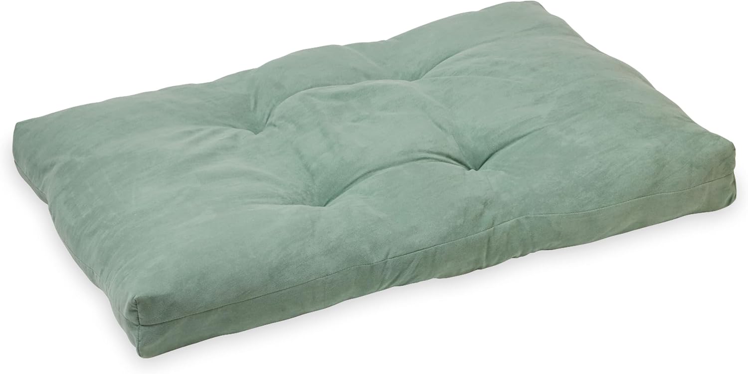 Gaiam Zabuton Meditation Cushion - Yoga Pillow Designed for Comfort During Meditation - Soft and Thick Floor Pillow for Pressure Relief - Machine Washable Cover - 35" L x 24" W x 4" H
