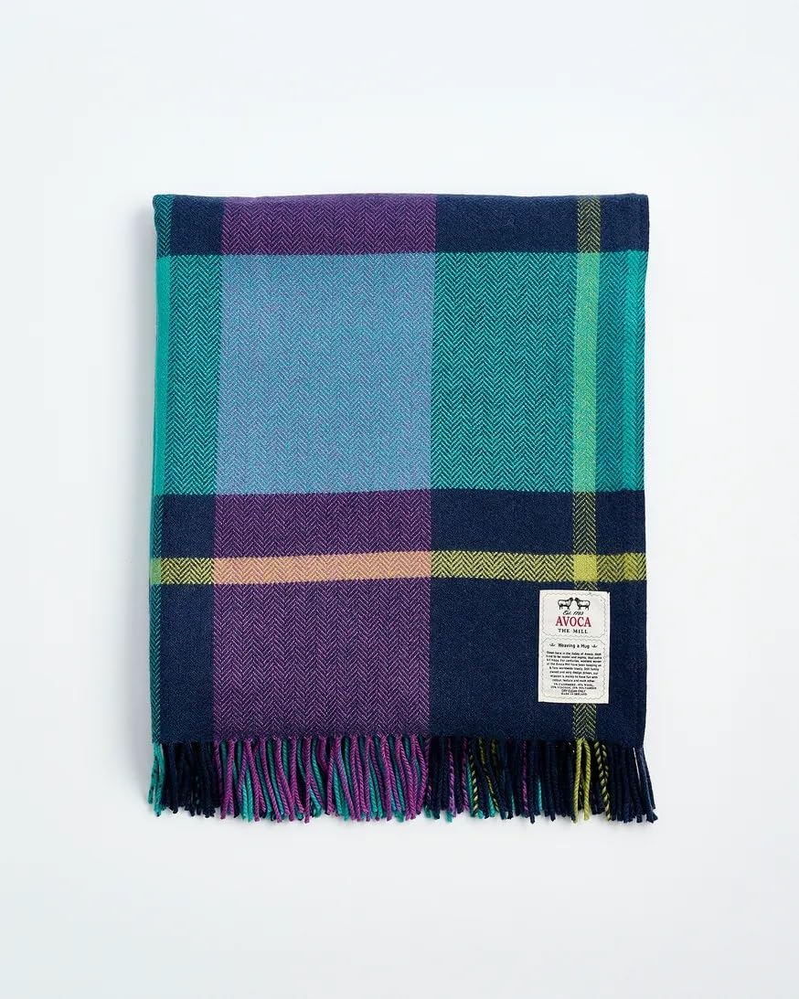 Avoca Cashmere Blend Throw - Knights Watch - Made in Ireland (56" x 72")