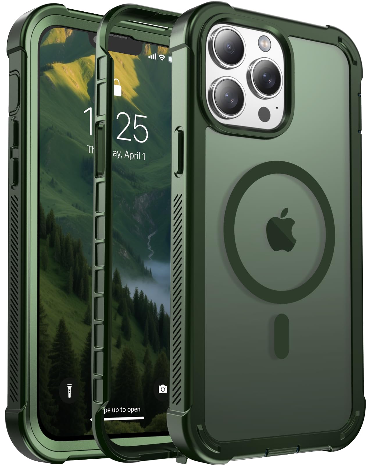 Photo 1 of jaroco Magnetic Case for iPhone 13 Pro Max - Army Green