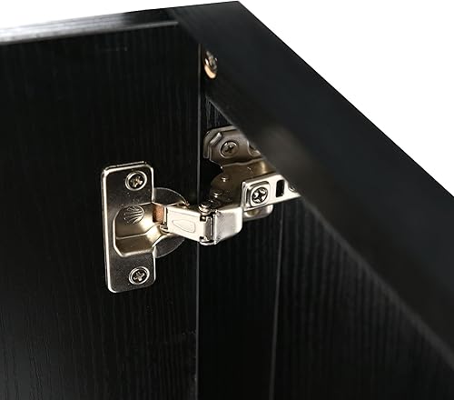 Miniatura 5 de Tocador de baño de 30 pulgadas con fregadero, armario combinado con fregadero empotrado, gabinete de almacenamiento de baño de diseño moderno con