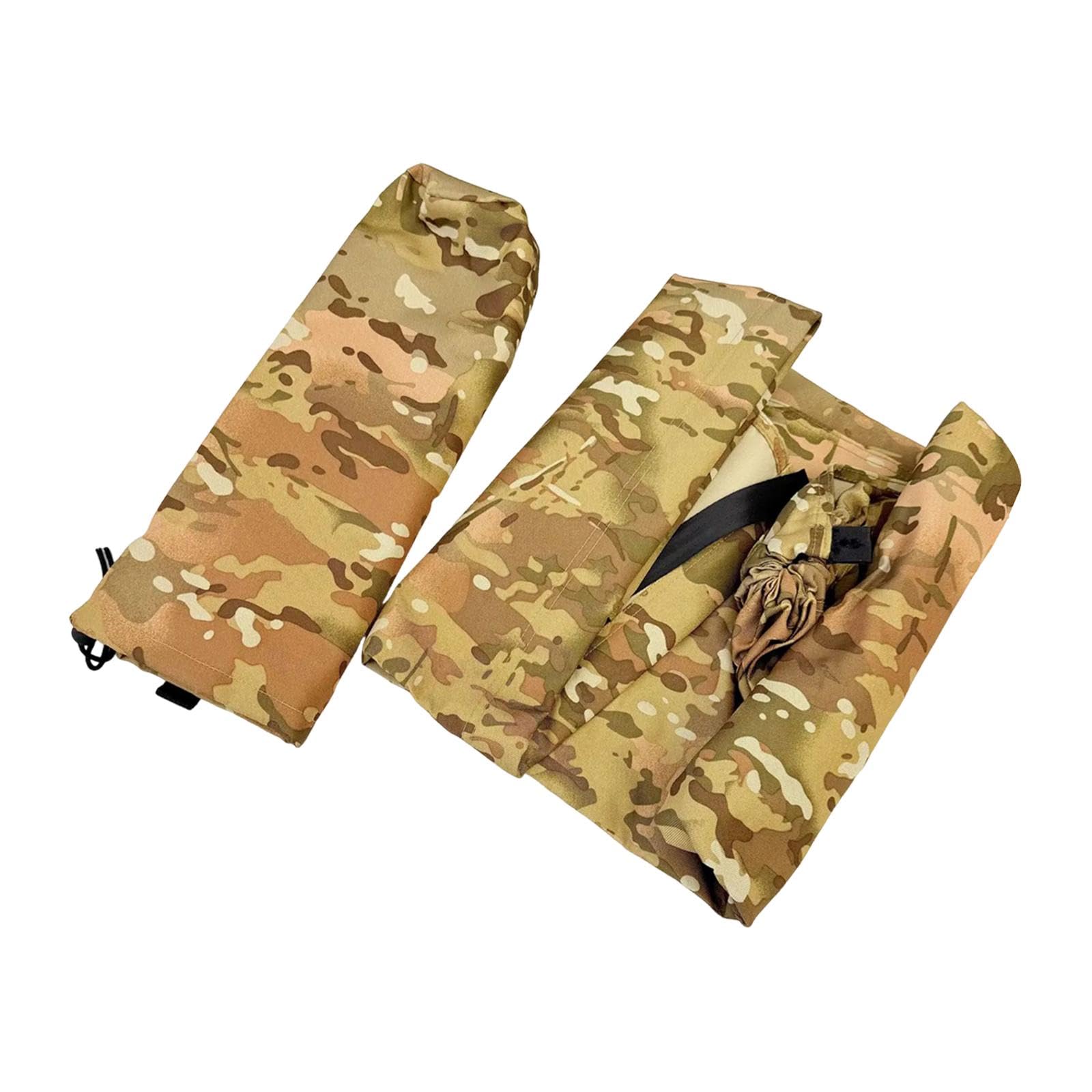 Camo Hanging Camping Chair - Tree Mounted Hammock Seat for Hunting, Fishing, Backpacking