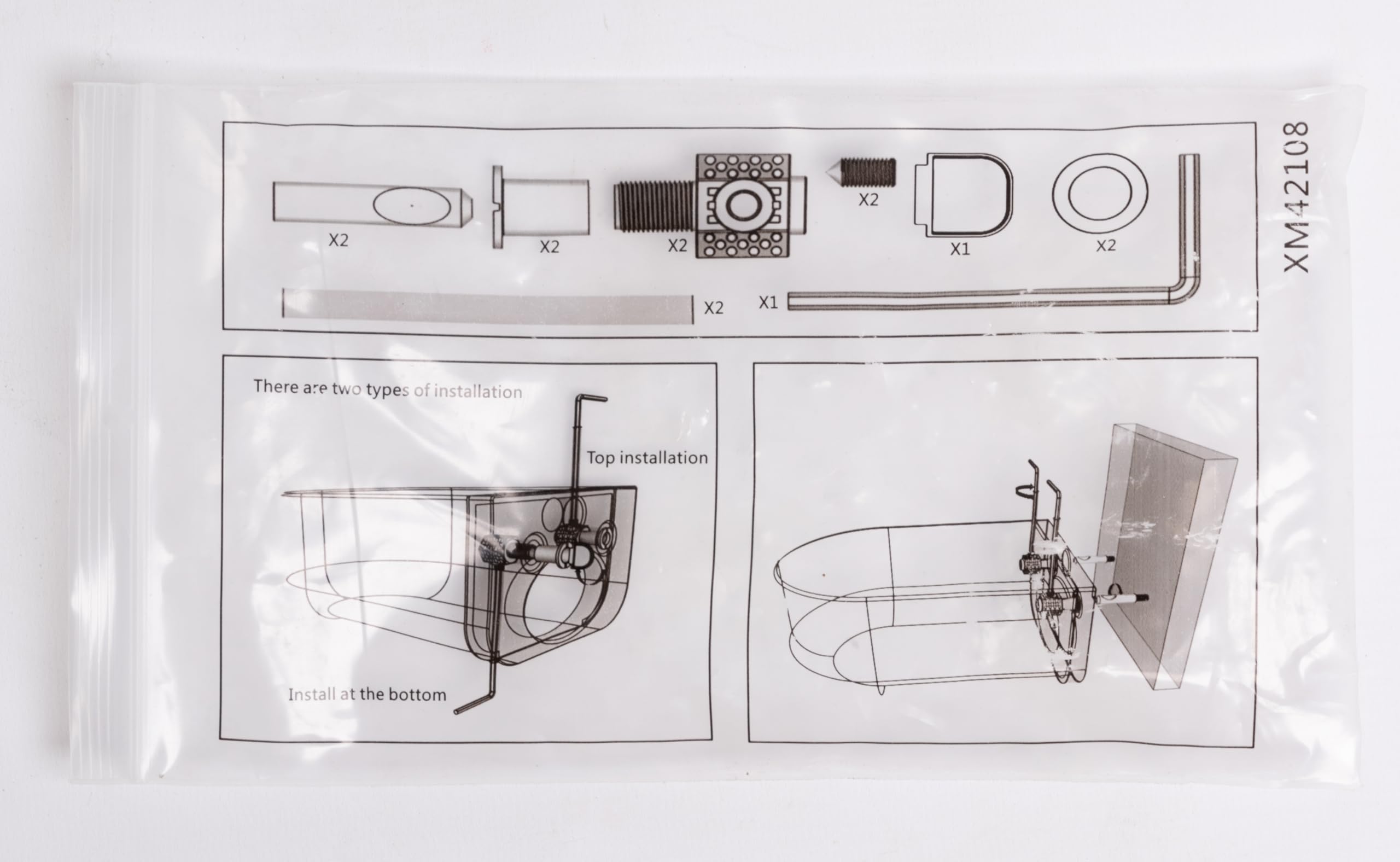 WITIT LX-1067 - Sanitari Sanitario Bidet Bide' Sospeso Senza Bordo Quadrato in Ceramica Bianco a Muro a Parete a Sospensione