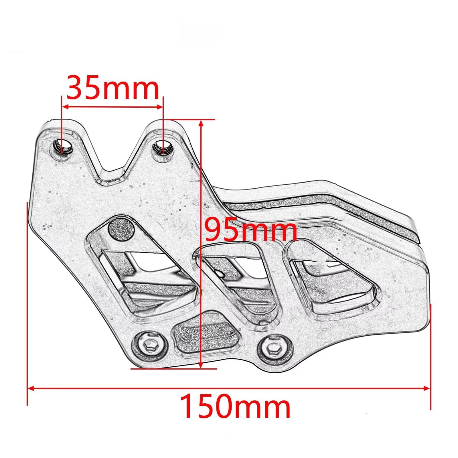 Compatible Con CRF300L Para Rally 2021-2022 Accesorios Modificación Del Protector Guía Cadena Motocicleta