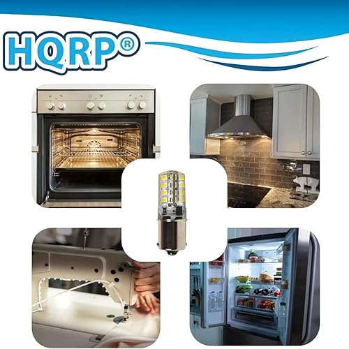 Miniatura 7 de HQRP Paquete de 2 bombillas LED ultra brillantes 1156 color blanco frío compatibles con John Deere JD AD2062R, piezas de repuesto LA115 D130 CS y CX