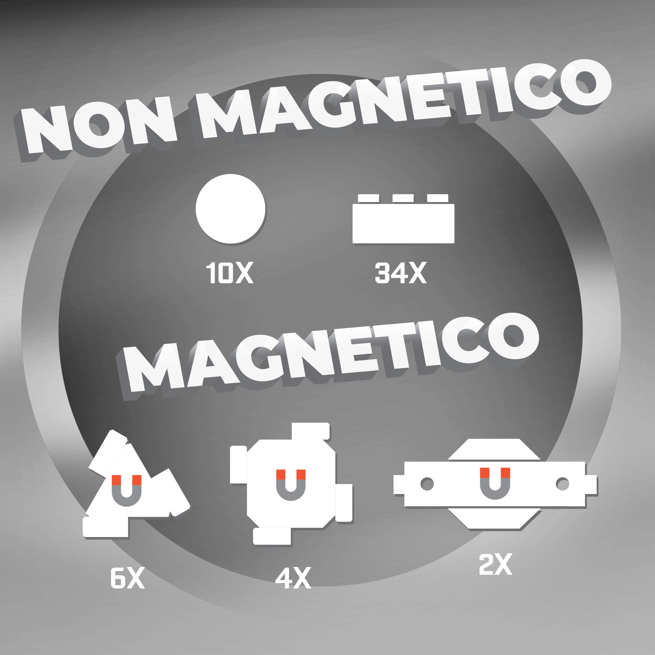 Mega Construx Magnext, Mag Explorer 5 in 1, Costruzione Magnetica con 71 Pezzi, Giocattolo per Bambini 6+ Anni, GFF26