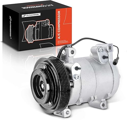 A-Premium Compresor de aire acondicionado con embrague compatible con Isuzu Axiom 2002-2004, Amigo 1998-2000, Trooper 2002, Rodeo Sport 2001-2003 y
