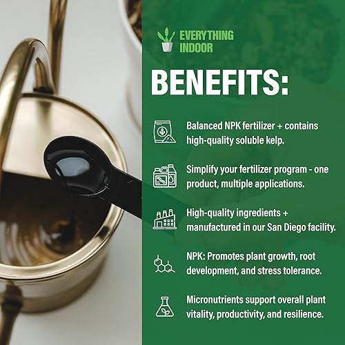 Miniatura 9 de Humboldts Secret Everything - Alimento para plantas de interior con algas marinas  Fertilizante líquido concentrado para plantas de interior 3-3-3