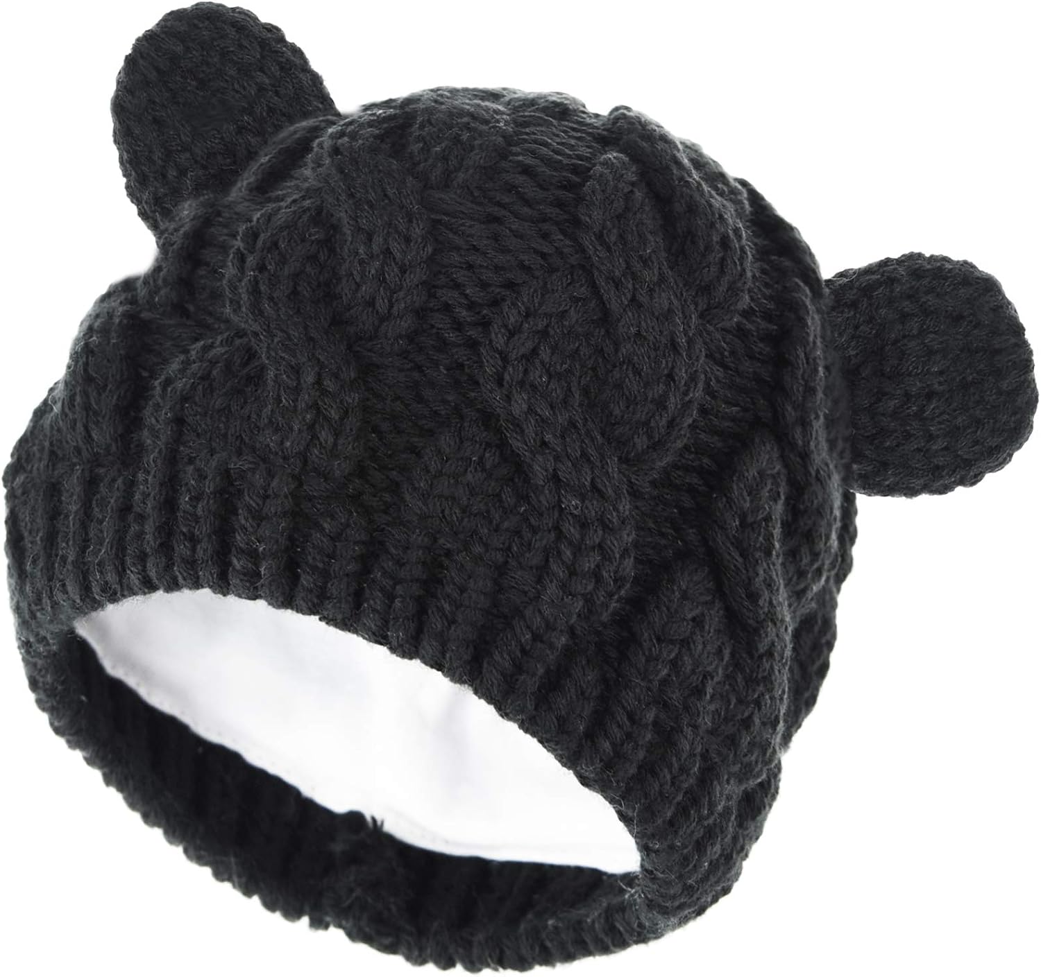 2 Set Newborn Winter Beanie Hats Gloves Kit for Baby Girls Boys Infant Toddler Warm Knitted Hats Glove Autumn Spring - Image 5