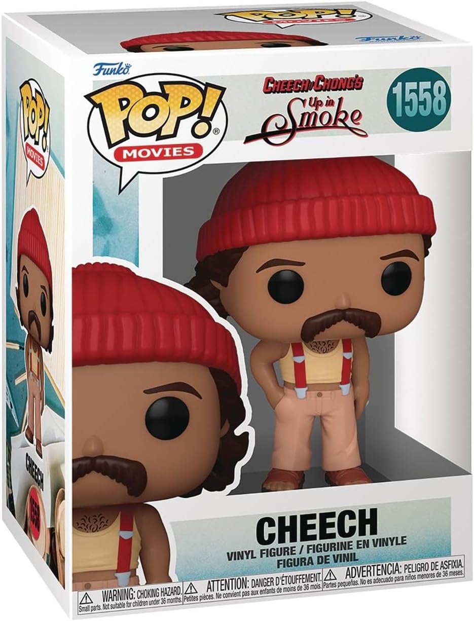 POP Movies: Cheech & Chong's Up in Smoke - Cheech Funko Vinyl Figure (Bundled with Compatible Box Protector Case) Multicolored 3.75 inches