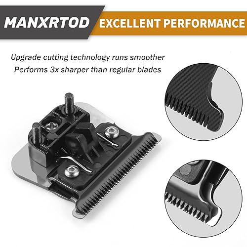 Miniatura 2 de FX707B - Cuchilla de repuesto para todas las recortadoras BaBylissPRO FX787 y FX726, cuchilla de repuesto ultra precisa TITANIUM 2.0 con juego de 4