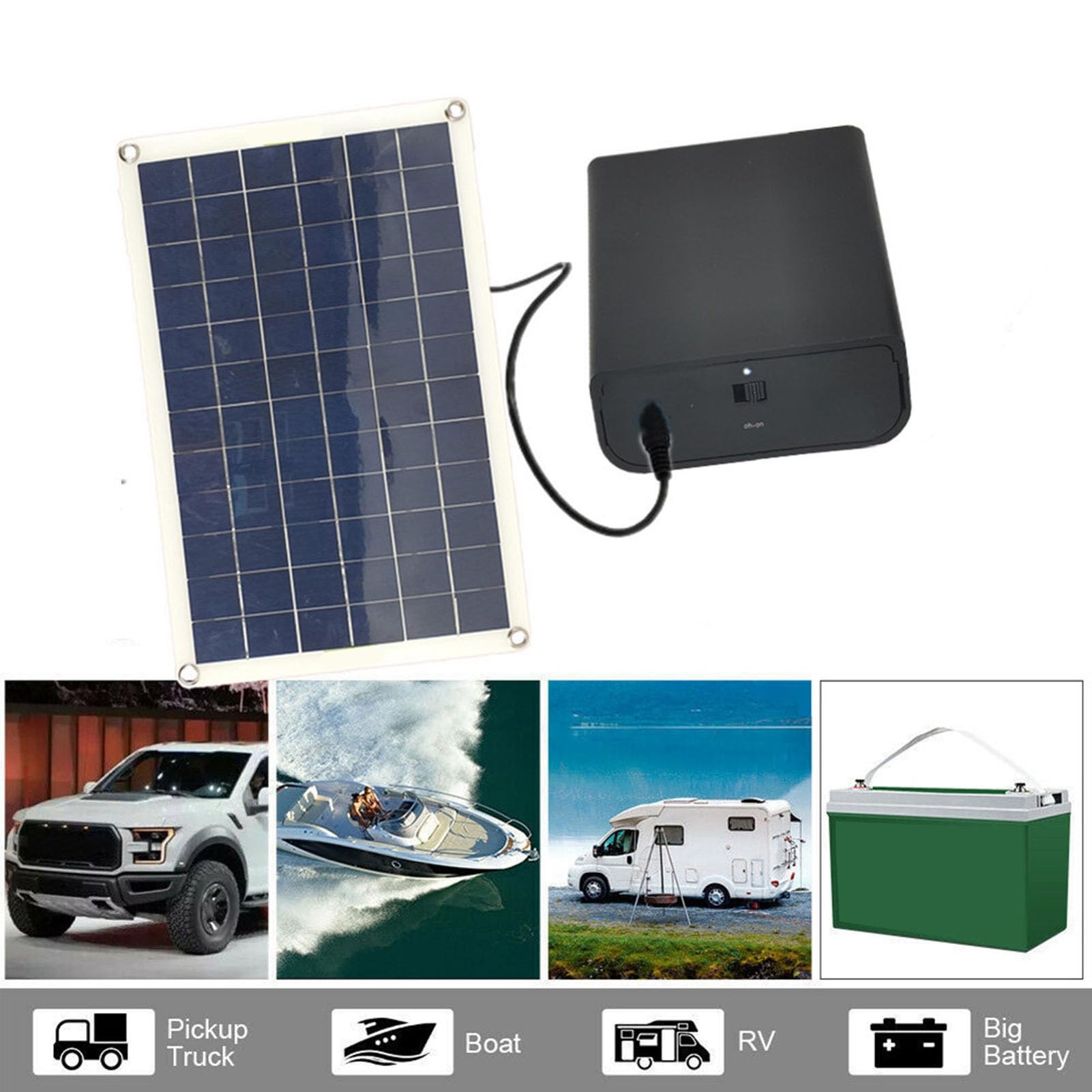 JEOZBM Kit Pompa Fontana Solare da 20 w, Pompa ad Acqua Solare 12 v, Pompa sommergibile da 800 l/h per Coltura idroponica da Giardino per Vasca per Pesci e Vasca per Uccelli