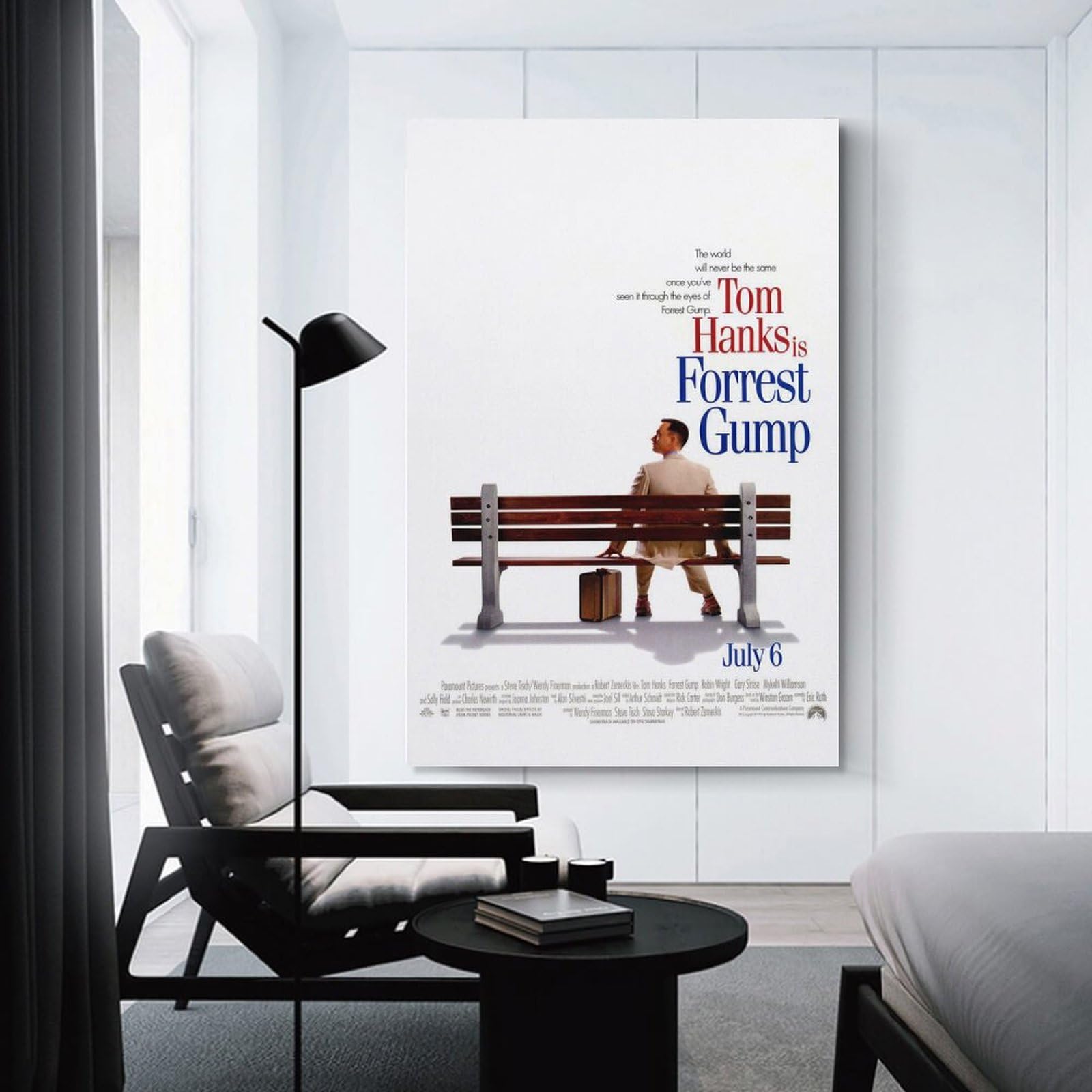 壁美人付　ACME アクメファニチャー　フォレストガンプ　ポスター付 壁美人付 ACME アクメファニチャー フォレストガンプ ポスター付