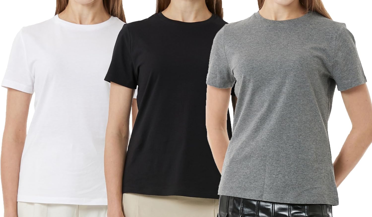 May You Be Women’s 100% Soft Cotton Crew Neck Short Sleeve T-Shirt (2-Pack,3-Pack)