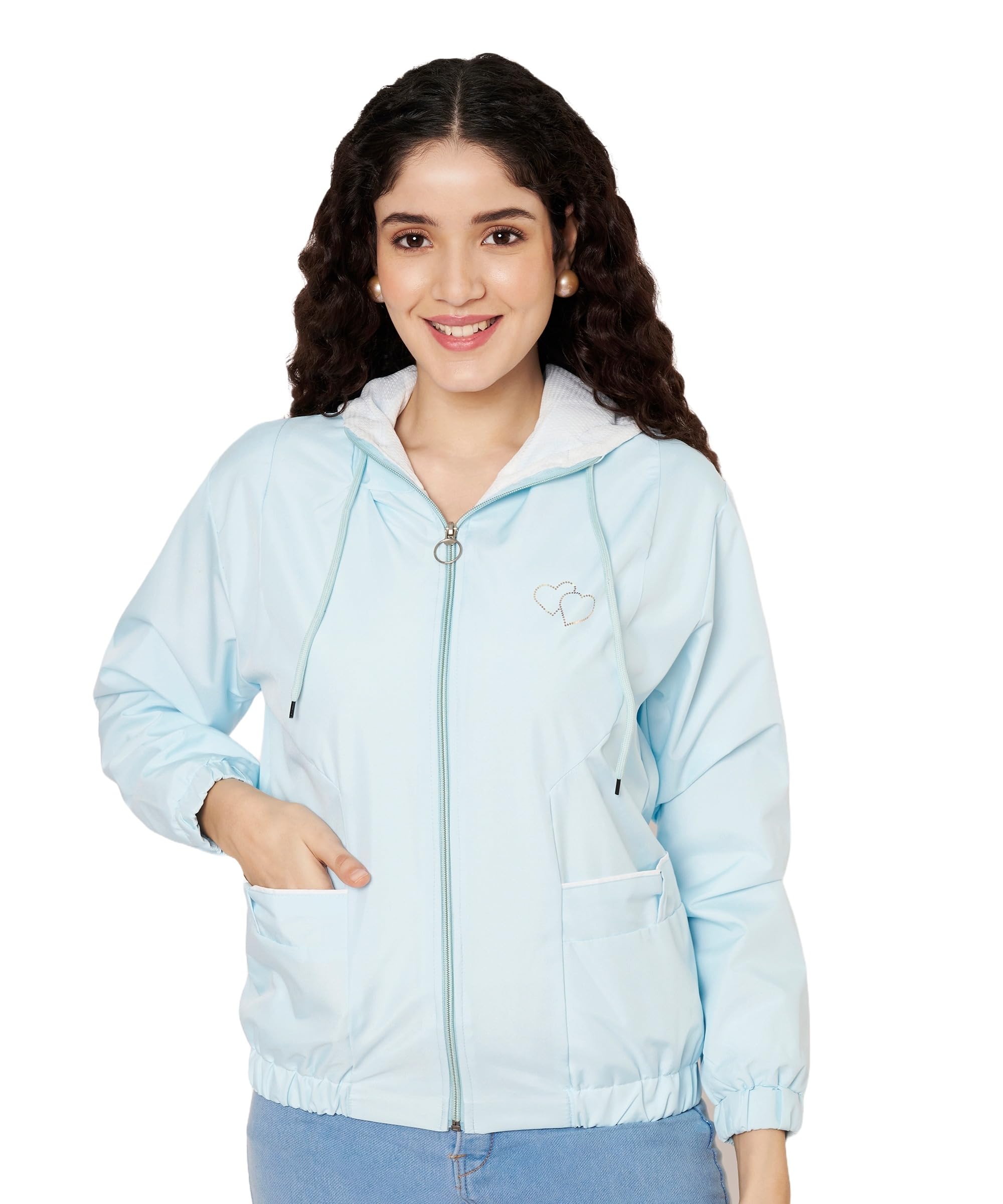 ekools Women's Winterwear Nylon Fullsleeves Jacket (Jack8)-picture-13