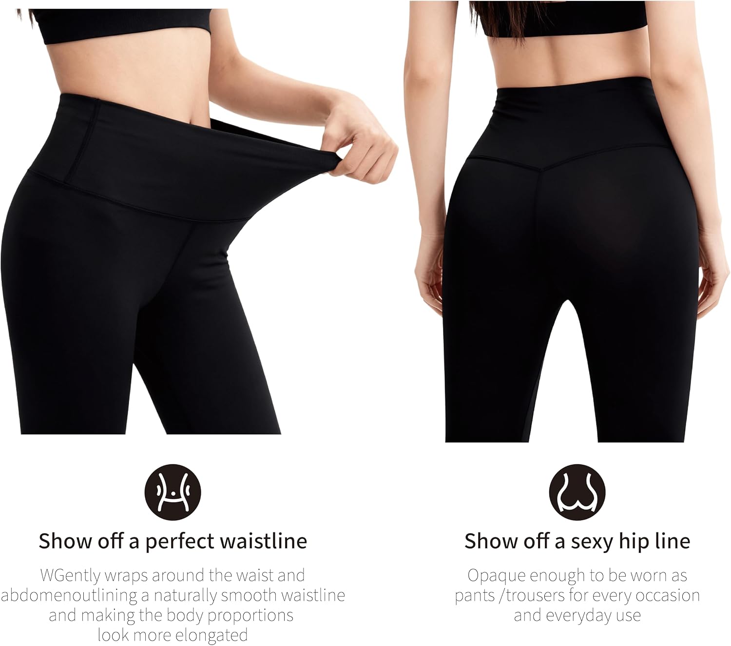 High Waisted Women's Leggings Compression and Workout Leggings for Women with Tummy Control, Buttery Soft