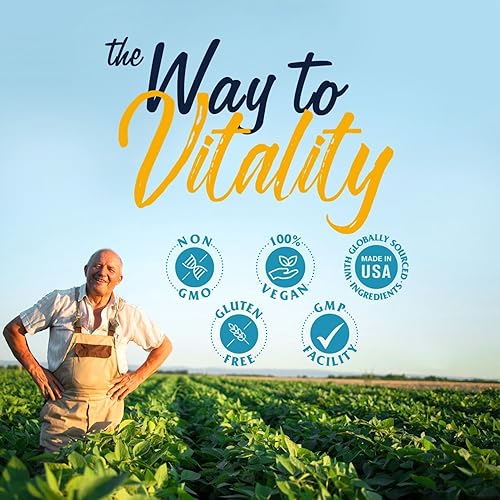 Miniatura 9 de Vitalitown Suplemento complejo de magnesio, glicinato de magnesio, citrato y taurato, L-teanina, Ashwagandha, semillas de apio, vitamina B6, hueso,