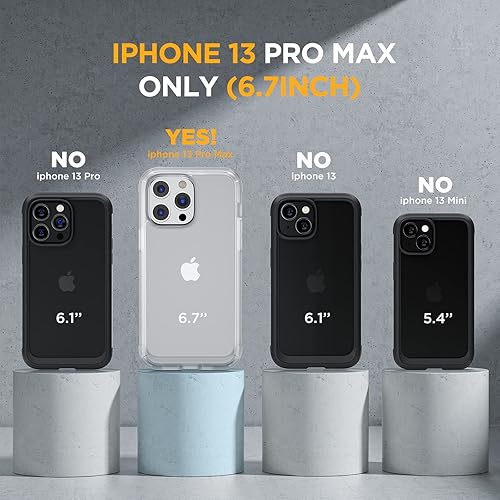 Miniatura 301 de Miracase Glass Series - Funda para iPhone 11 de 6.1 pulgadas, funda resistente de cuerpo completo mejorado con protector de pantalla de vidrio Negro