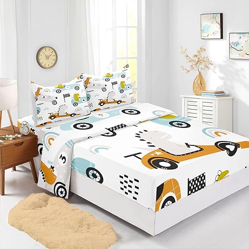 Miniatura 51 de CVHouse Juego de sábanas de mariposa arcoíris tamaño individual para niñas, niños, adolescentes, juego de ropa de cama de 4 piezas con 1 sábana