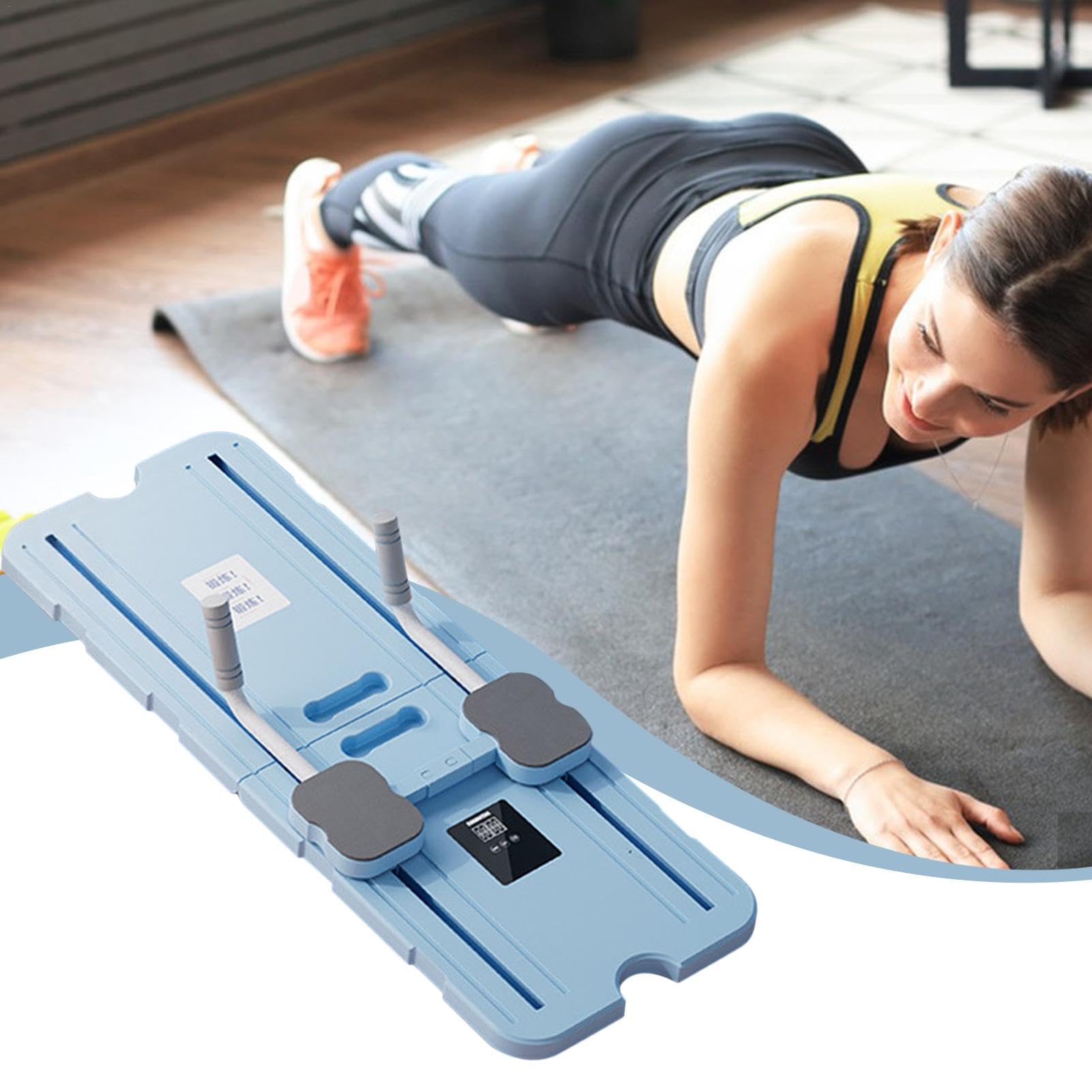 Pilates Board - Timer, ruota addominale automatica rimbalzo, riformatore