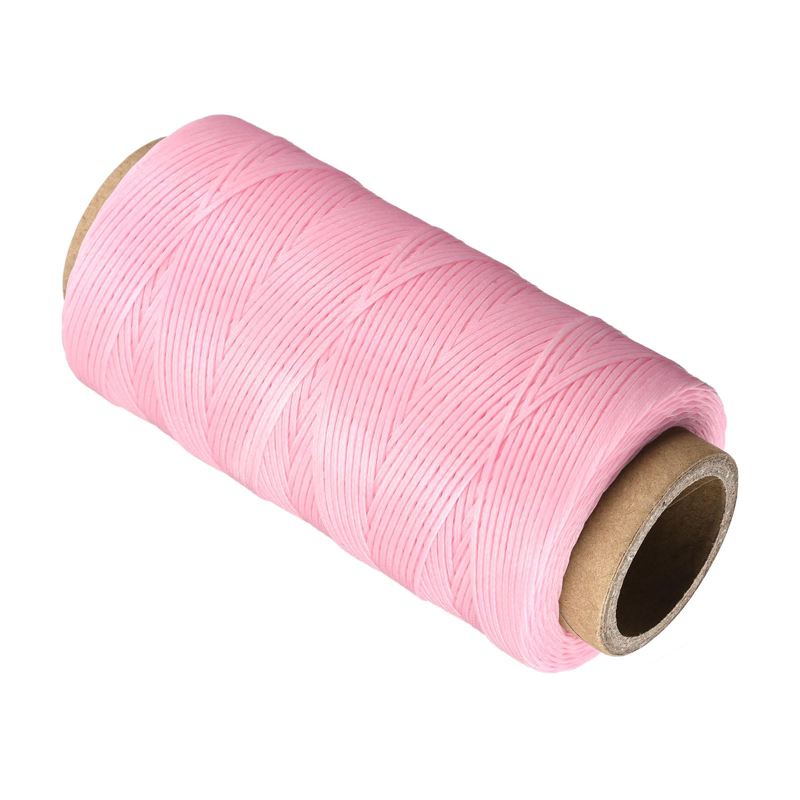 CoCud Leather Sewing Threads, 186 Yards 210D/1mm Thread, Polyester Stitching Thread Light Pink - (Applications: for Sewing Leather Craft)