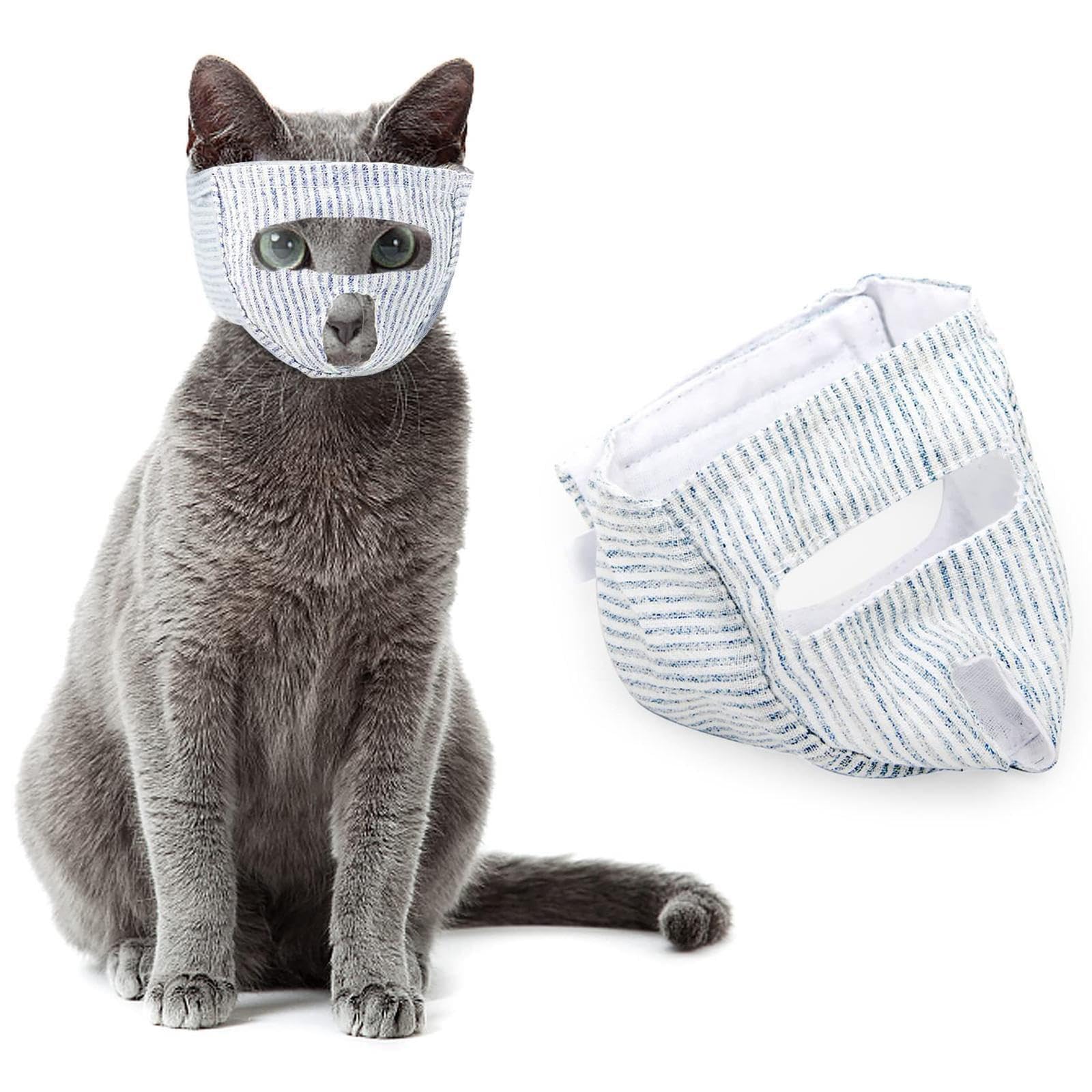 Amazon | 猫用マスク 爪切り 耳掃除 補助用 噛みつき防止 拾い食い防止 