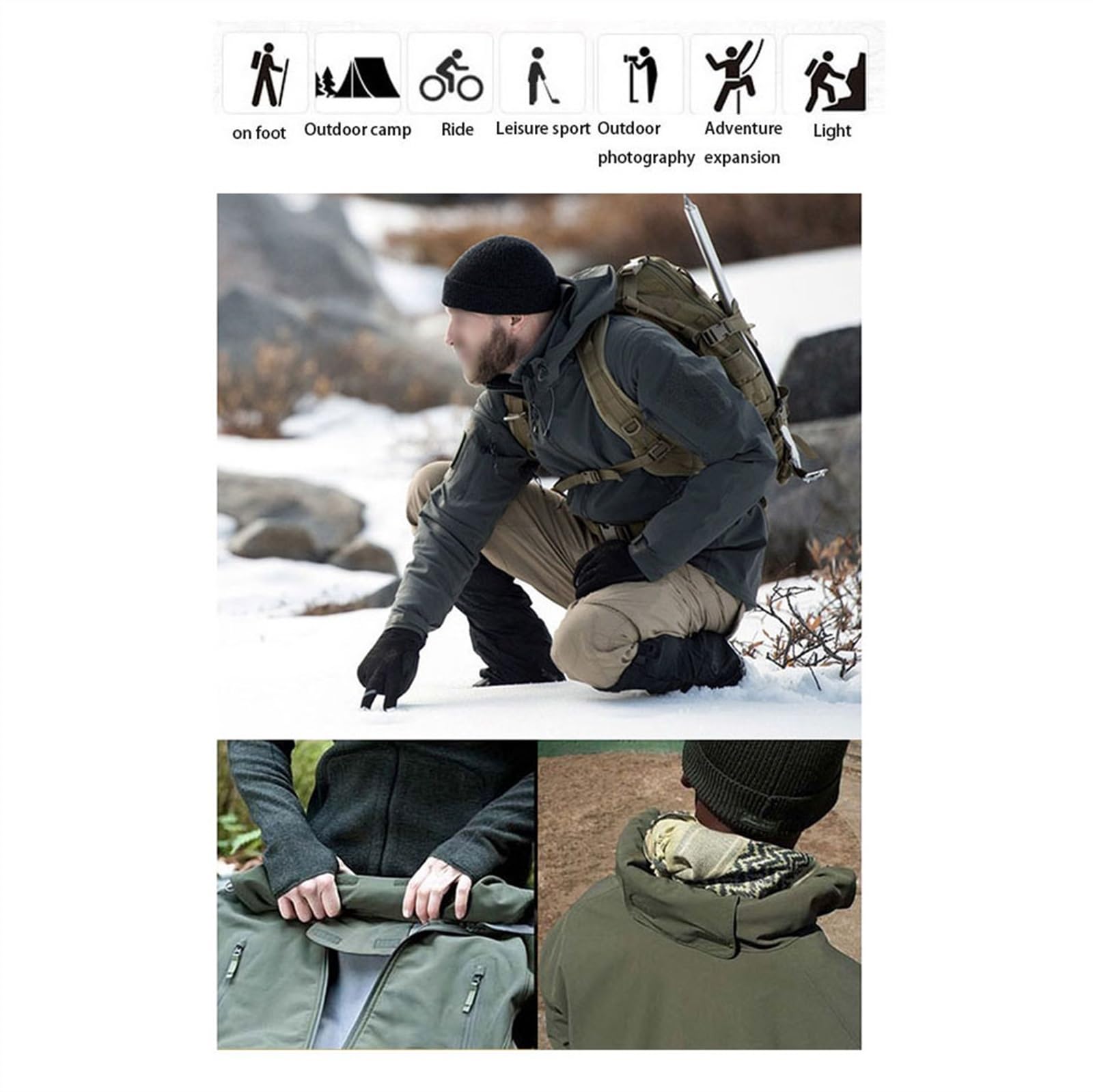 Wygwlg Traje De Nieve De Invierno Para Hombre, Conjunto Nieve Para Snowboard Impermeables Y Resistentes Al Viento Con Aislamiento Para Hombre, Chaquetas Con Brazalete Y Pantalones Con Cinturón