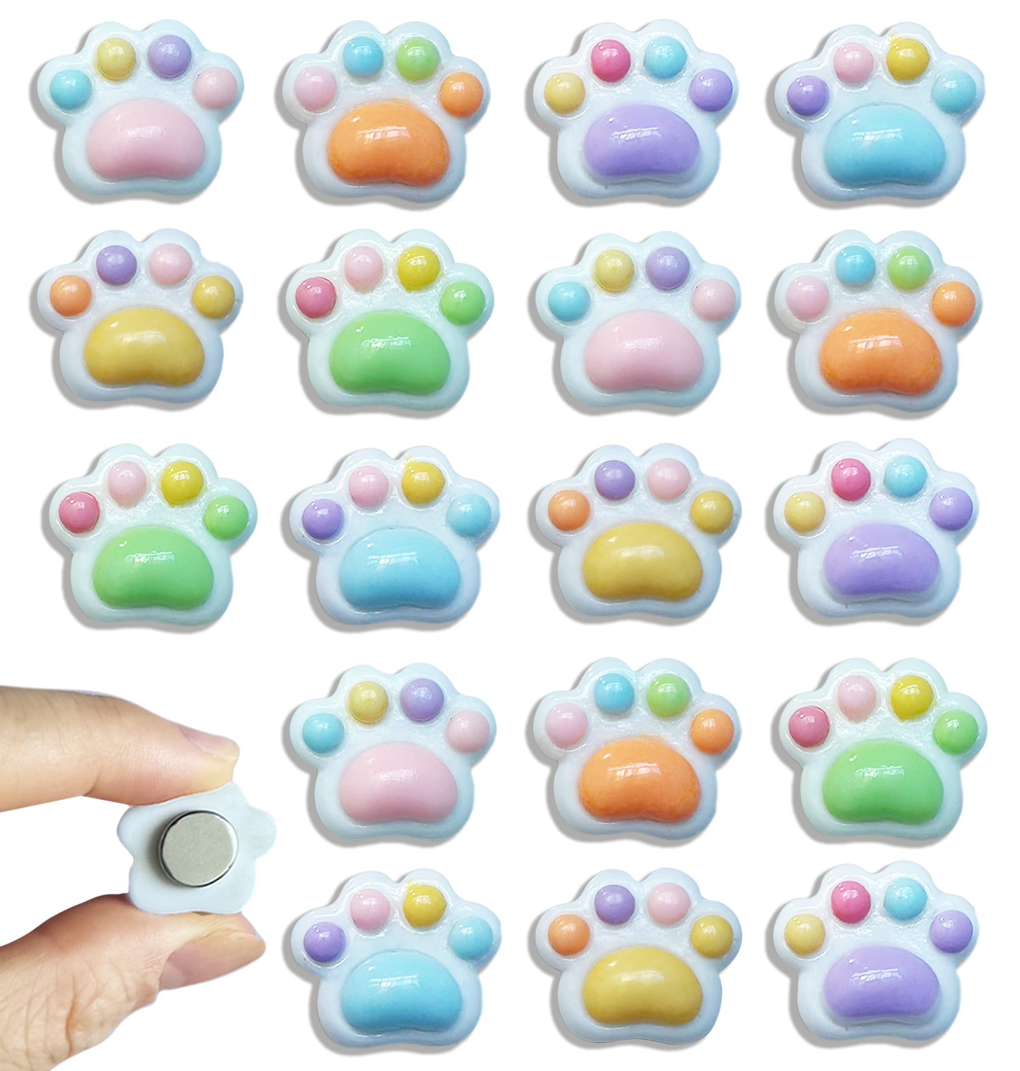 Aimants de réfrigérateur puissants patte de chat de cuisine et aimant décoratif tableau blanc