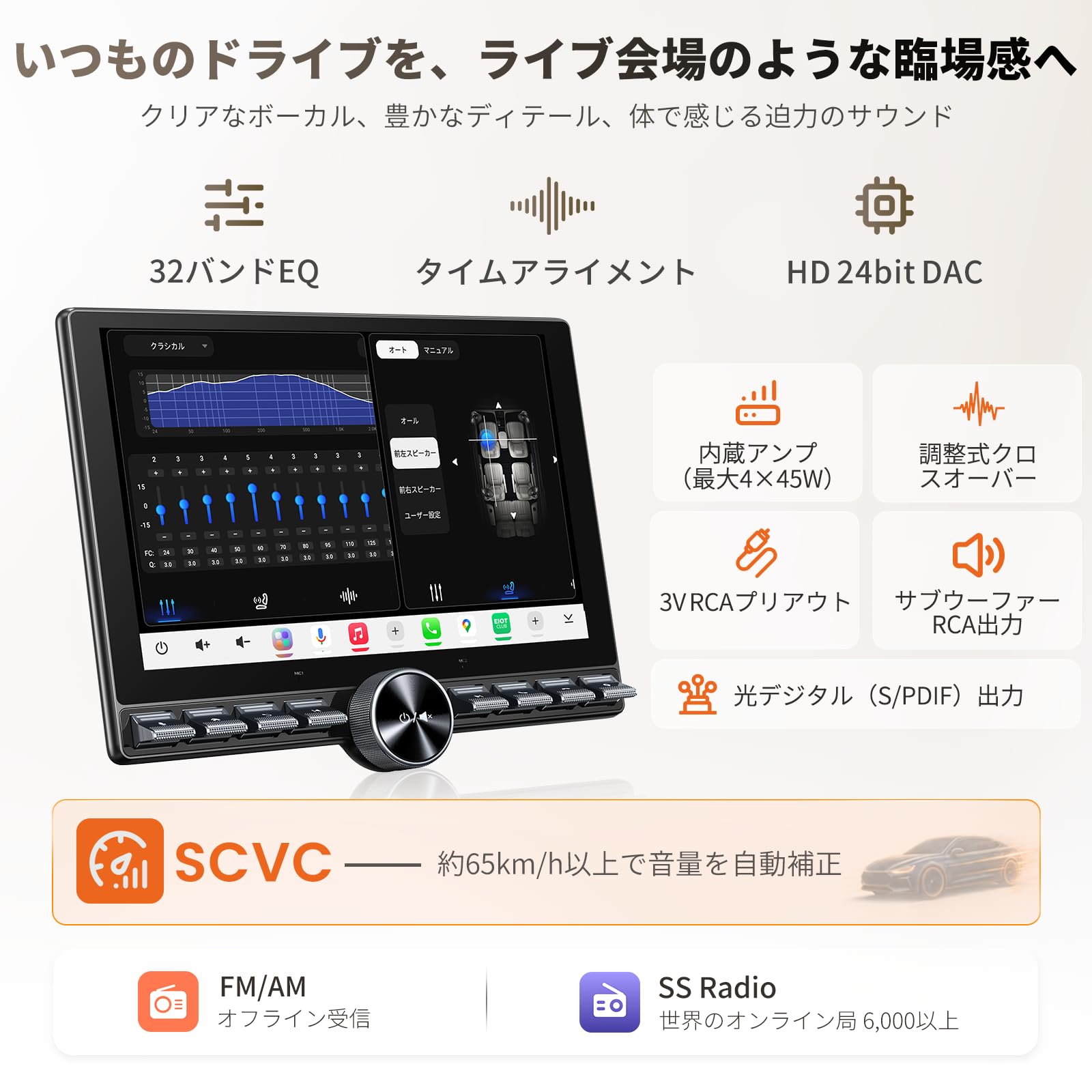 Amazon.co.jp: 【10.1 インチ二層QLED】ATOTO S8L ディスプレイ