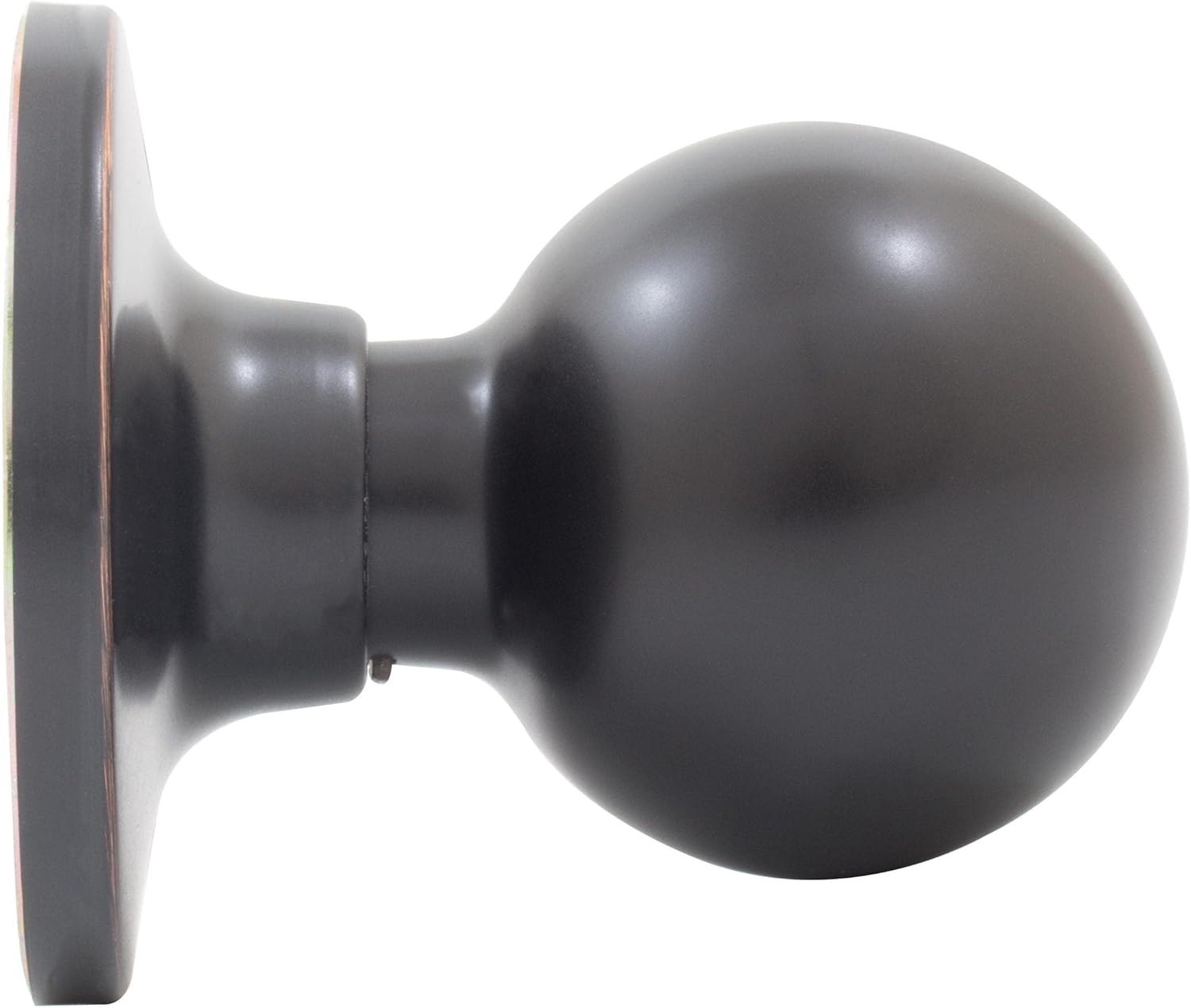 Stone Harbor Hardware Ball Door Knob, Dummy (Non-Turning) Latch, Vintage Bronze