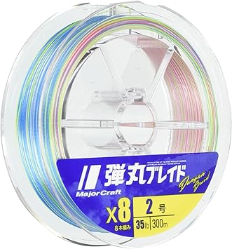 Amazon Co Jp メジャークラフト Peライン 弾丸ブレイド 8本編み 300m スポーツ アウトドア