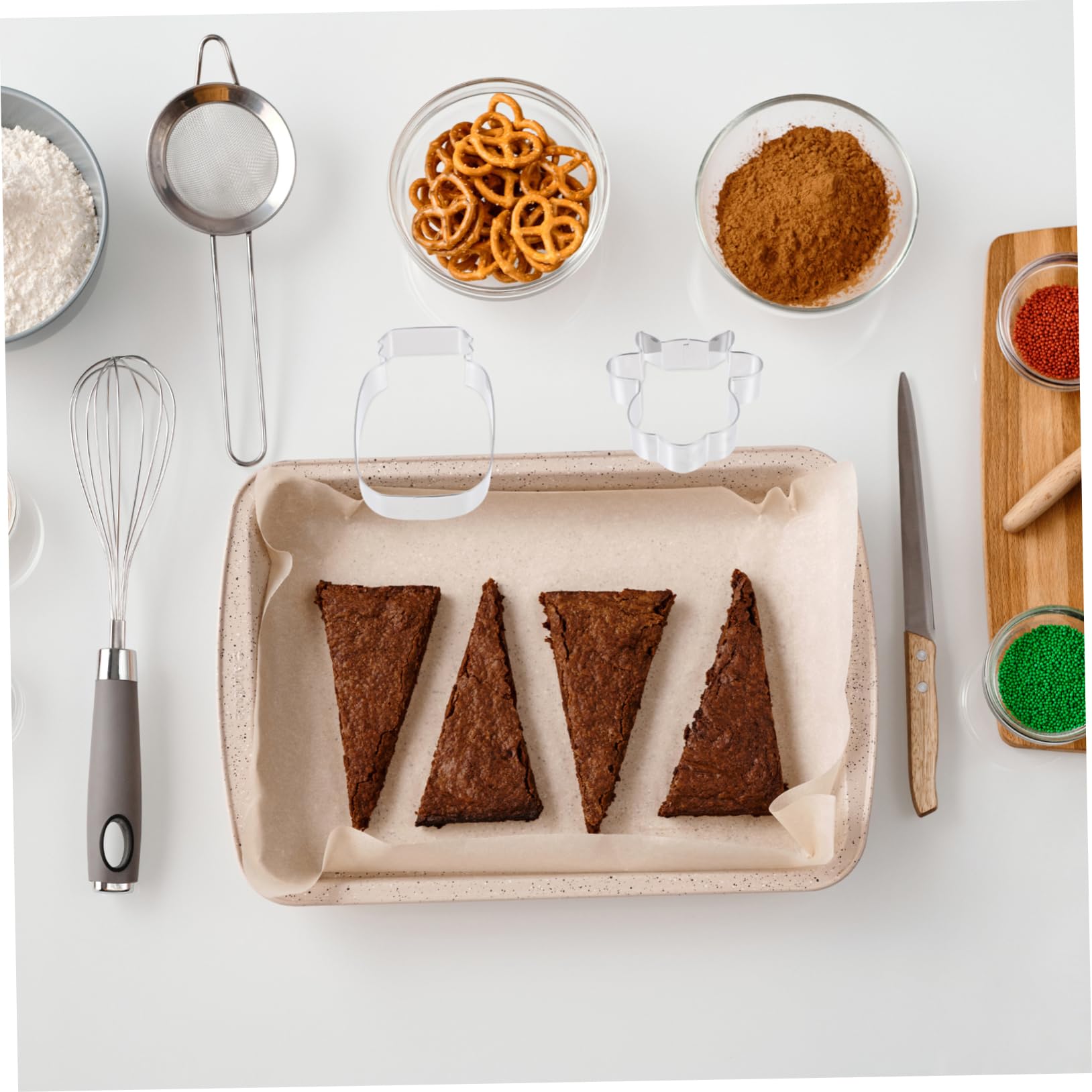 Zerodeko 48pièces Emporte Acier Inoxydable Pour Biscuits Animaux Moules à Gâteaux Et Biscuits Tête De Vache Tête De Taureau Bouteille De Lait