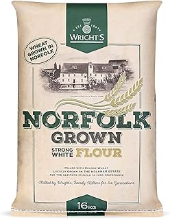 Wrights Norfolk Flour 16KG with Free HSL Easy Bake Yeast sachets