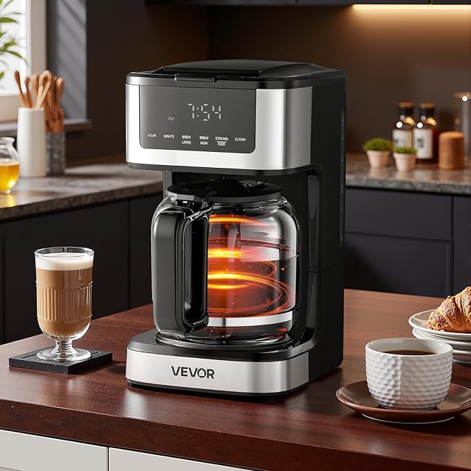 Cafetera de Goteo Programable 12 Tazas con Pantalla Táctil y Autolimpieza miniatura 2