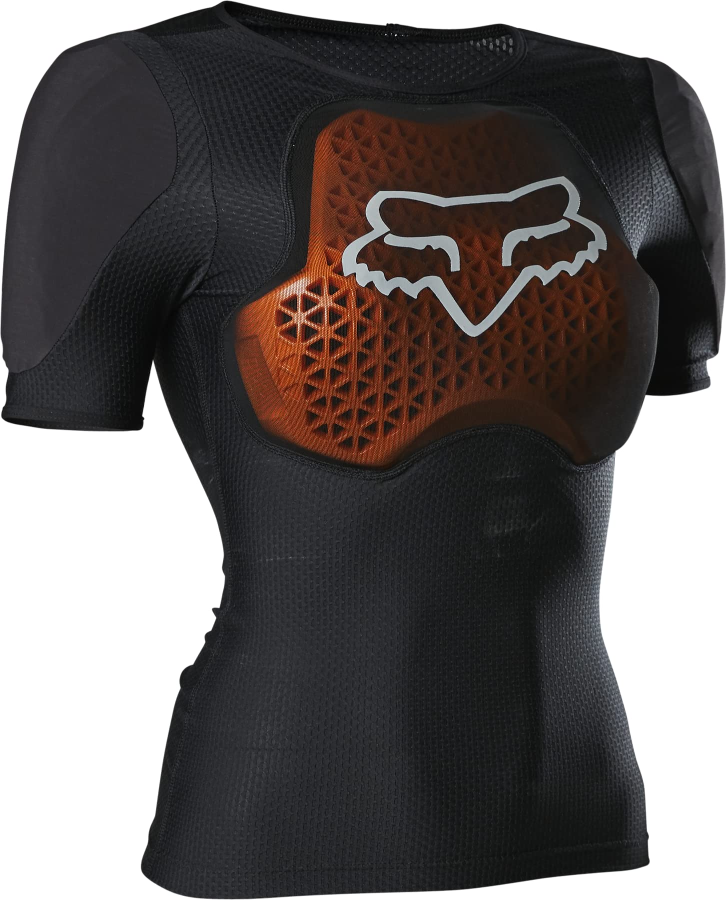 Fox Girls Kurzarm Protektionshemd Baseframe Pro Schwarz