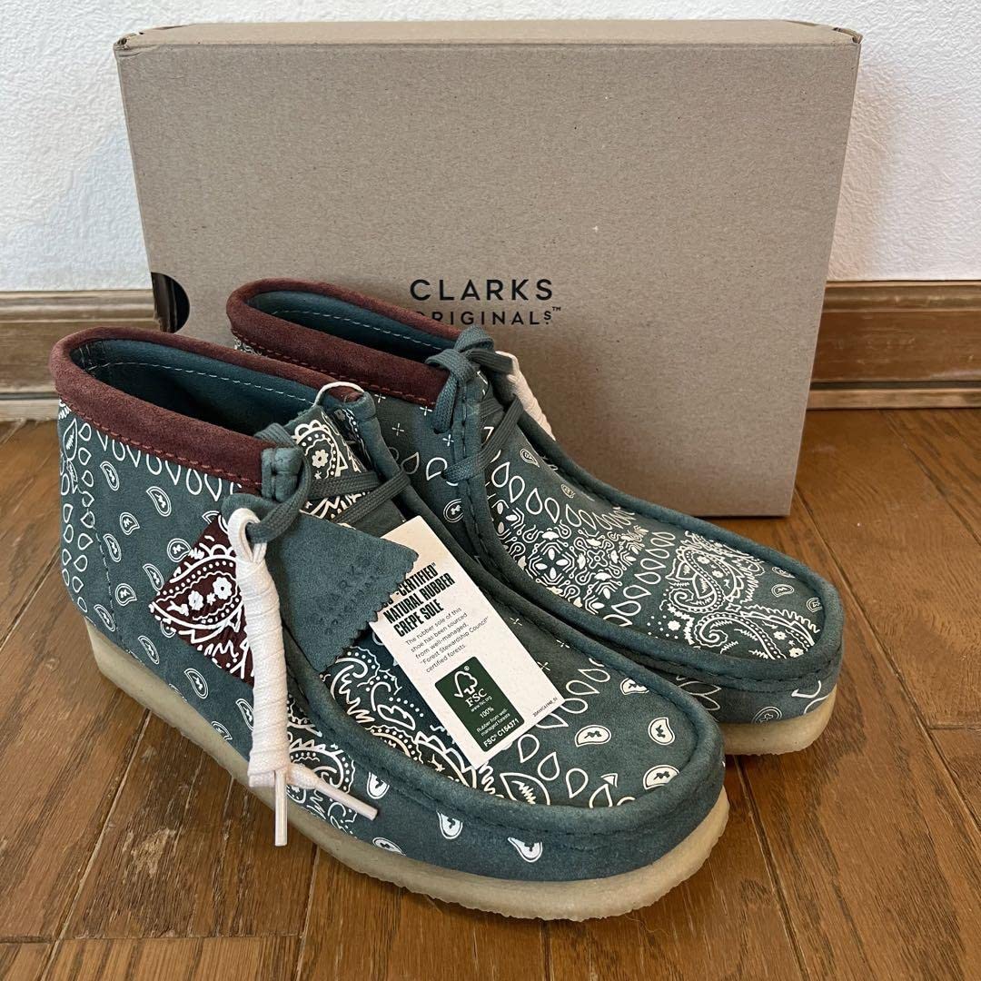 Amazon.co.jp: CLARKS WALLABEE ワラビー ペイズリー : ファッション