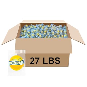 Lemonhead Candies, Wrapped - 27 lbs