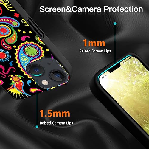 Miniatura 10 de Funda para teléfono compatible con iPhone 14 Pro Max, diseño de galletas navideñas y bastones de caramelo para niñas y mujeres, funda protectora de