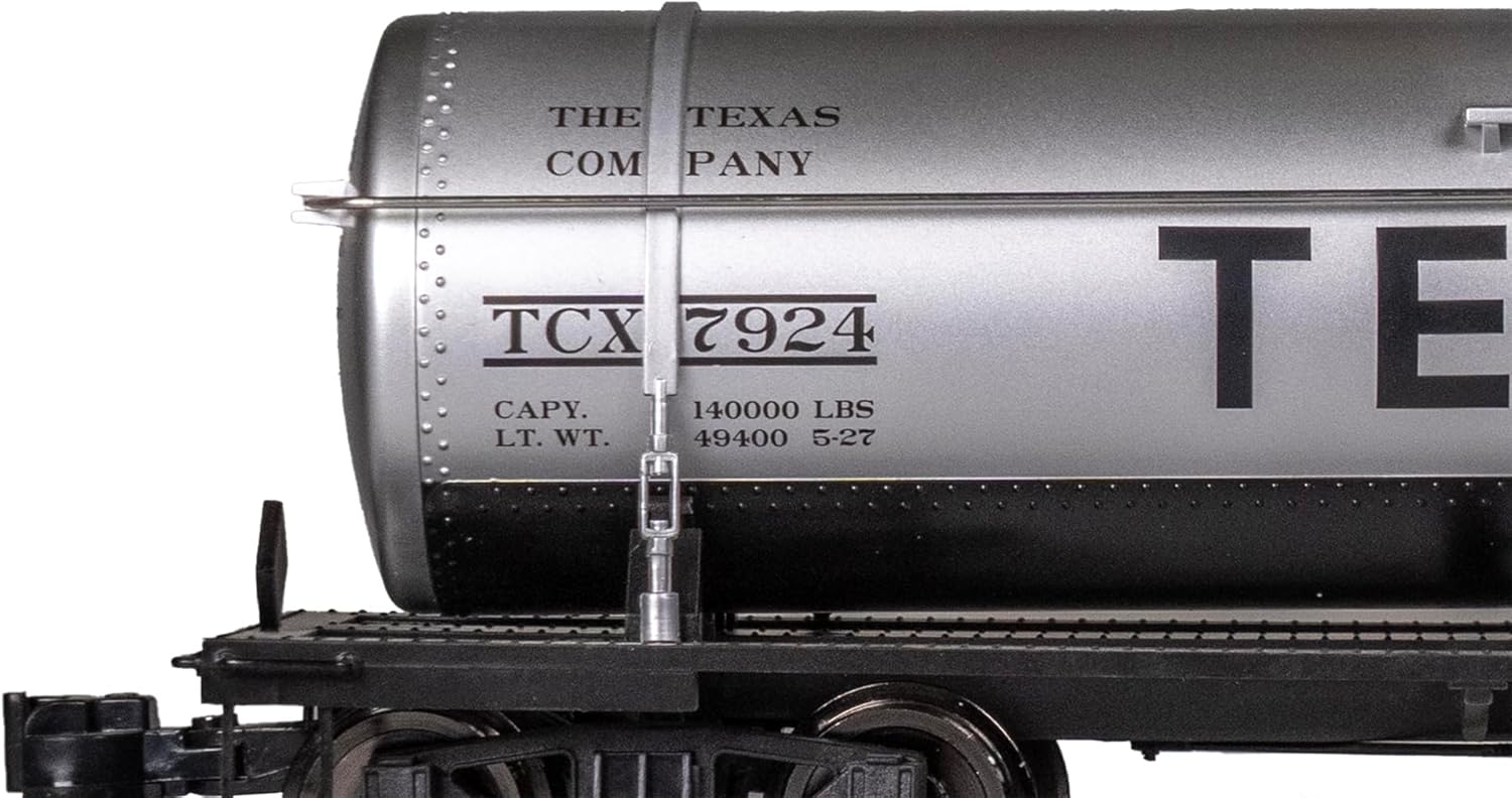 Bachmann Trains - 1:29 Scale Single Dome Tank Cars - TEXACO #7924 - Large G Scale
