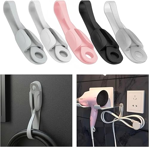 Miniatura 2 de Enrollador de cable de silicona reutilizable para colector, organizador de alambre para cocina, oficina, escuela, viajes, mezclador