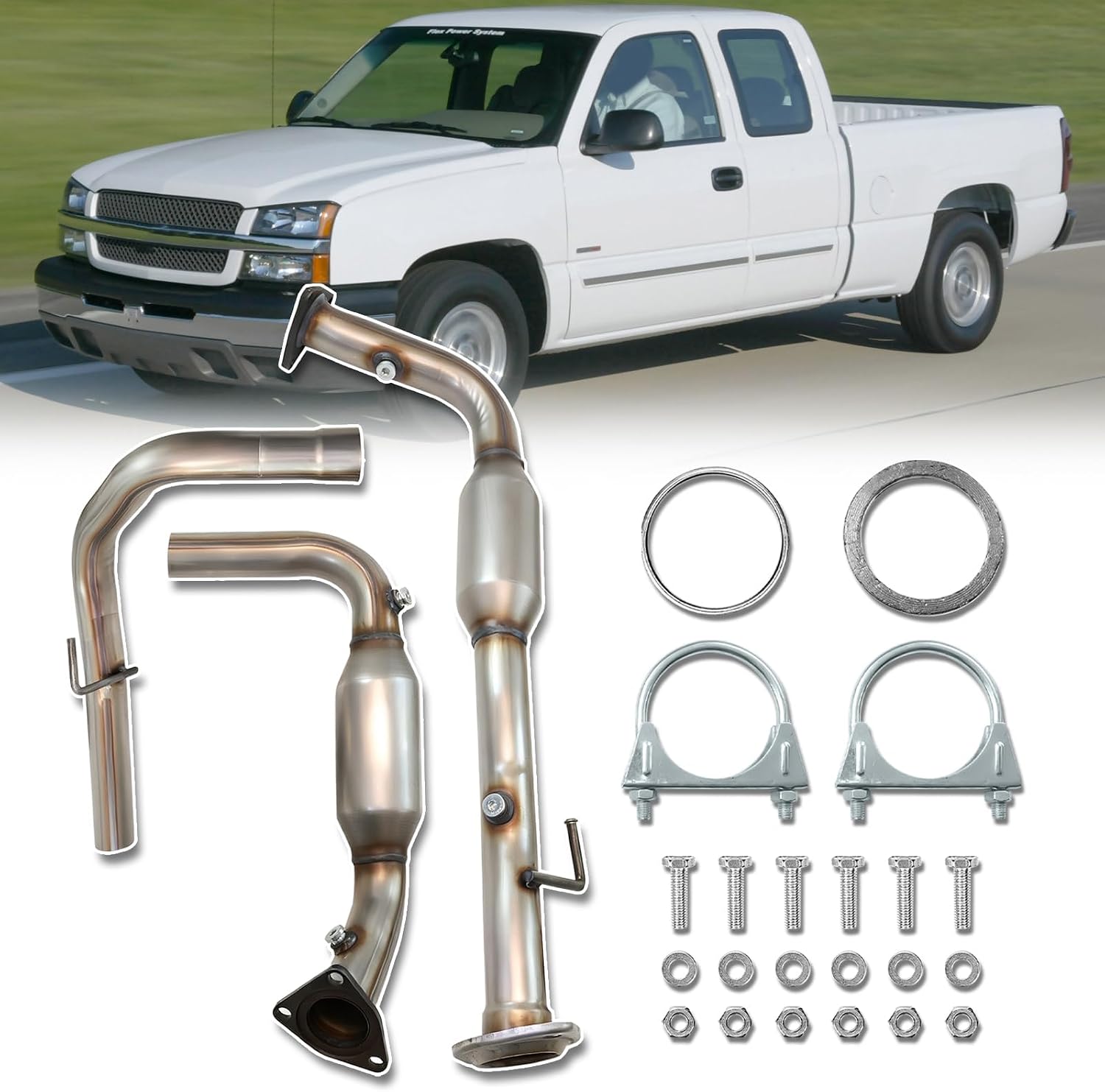 Catalytic Converter for 2003-2007 Chevrolet Silverado 1500,01-06 GMC Yuko 6.0L