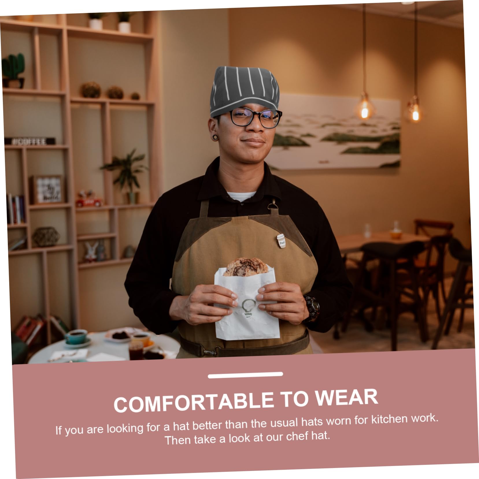 BESPORTBLE Regolazione Del Cappello Da Cucina Cappelli Berretto Da Ristorazione Finestra Mobile Cuoco Tappo Servizio Di Ristorazione Berretti Da Uniforme Da Cameriere Cotone