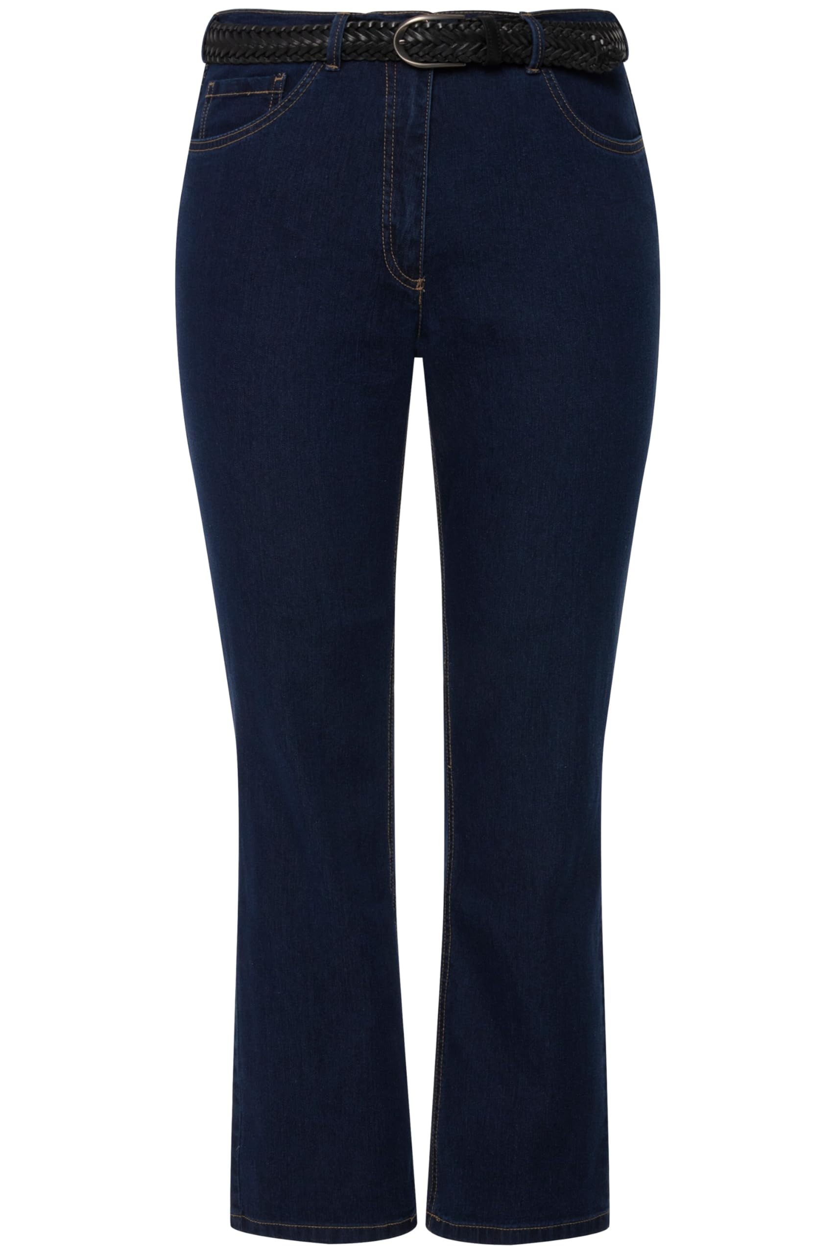 Ulla Popken Femme Grandes Tailles Jean Mandy 5 Poches, Jambe Droite, matière Stretch 702859